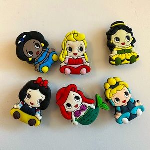 Disney princess babies croc charms